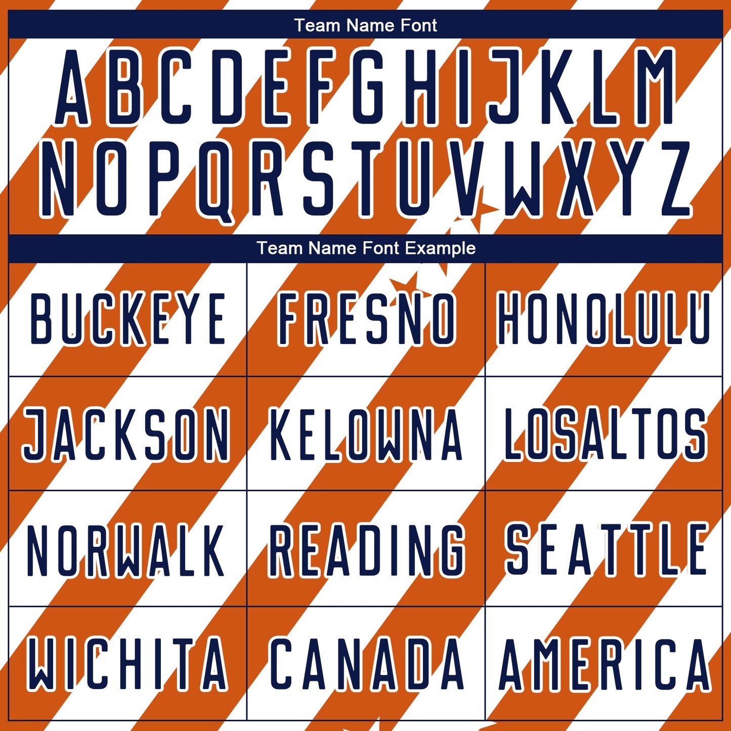 Custom Bay Orange Navy-White Vintage American Flag Sublimation Soccer Uniform Jersey view 5
