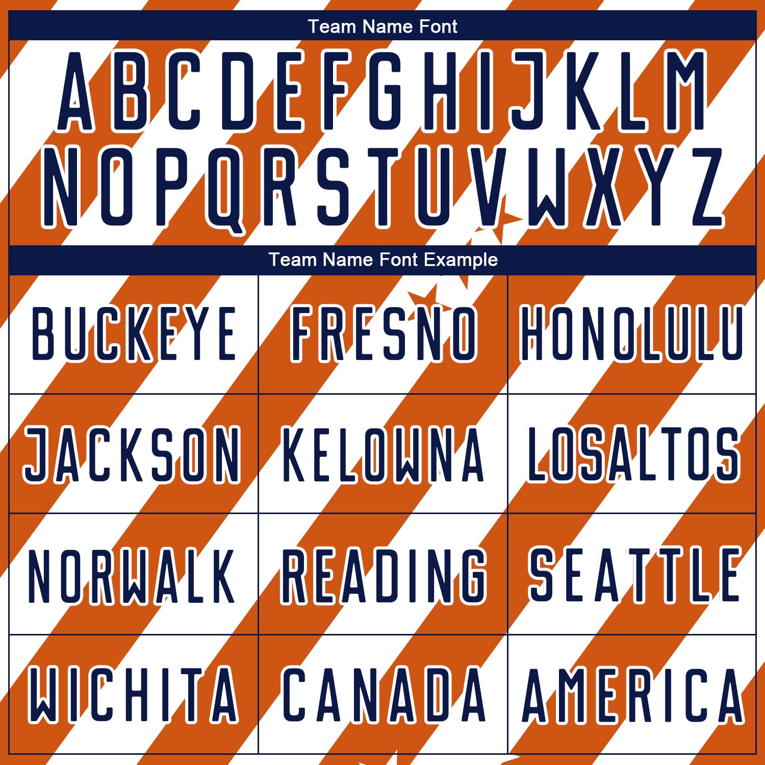 Custom Bay Orange Navy-White Vintage American Flag Sublimation Soccer Uniform Jersey view 5