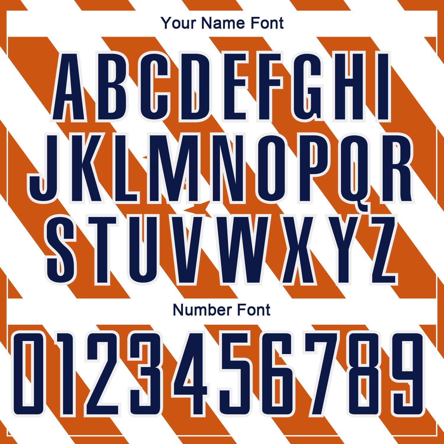 Custom Bay Orange Navy-White Vintage American Flag Sublimation Soccer Uniform Jersey view 6