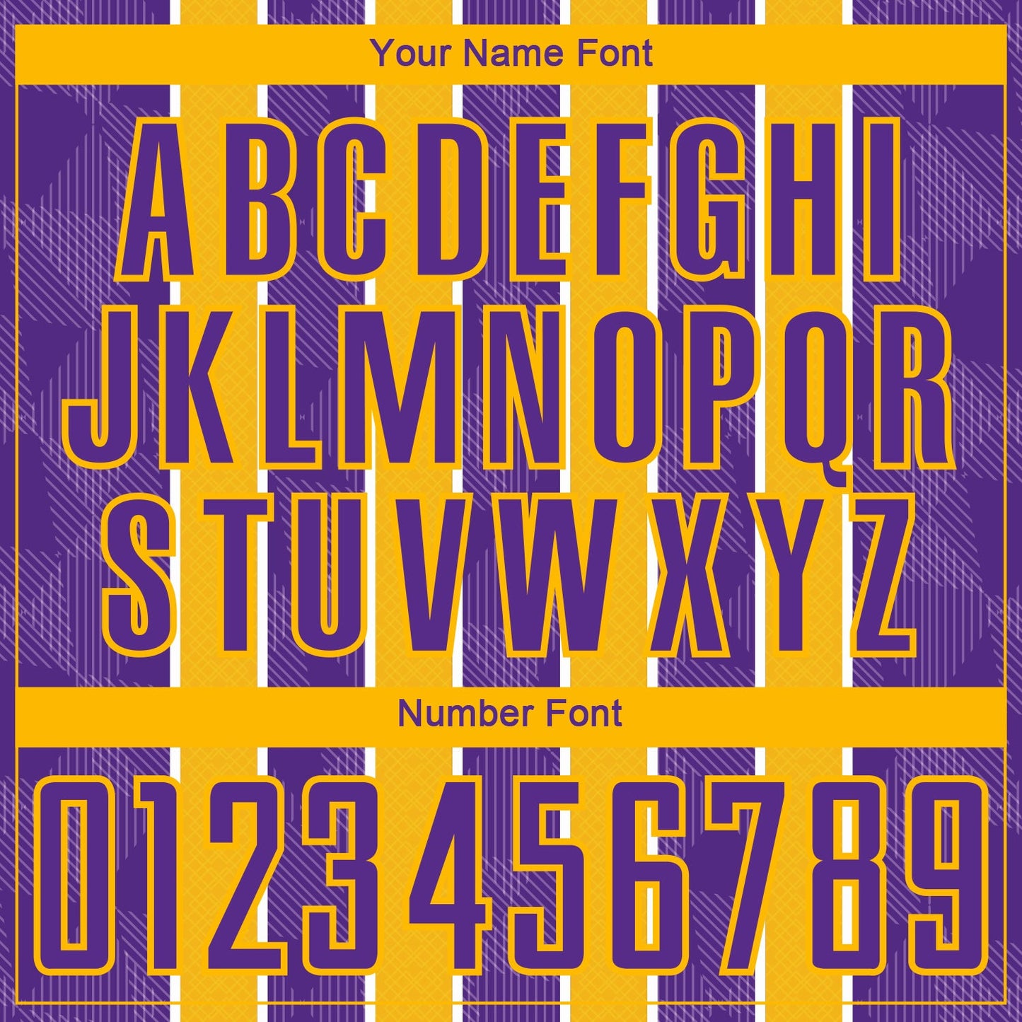 Custom Purple Gold-White Stripes Sublimation Soccer Uniform Jersey view 6