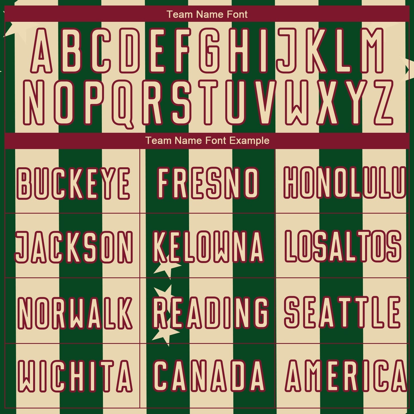 Custom City Cream Green-Crimson Stars And Stripes Sublimation Soccer Uniform Jersey view 5