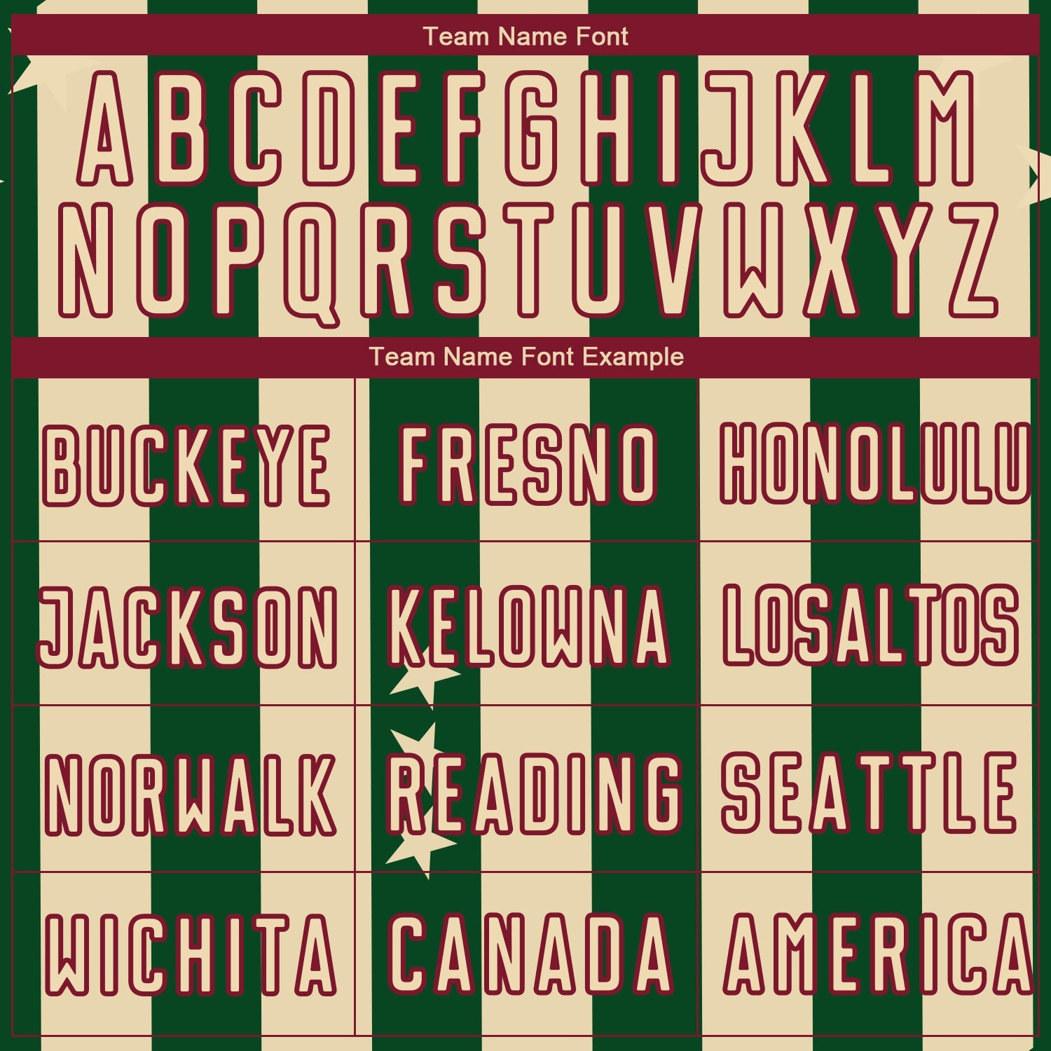 Custom City Cream Green-Crimson Stars And Stripes Sublimation Soccer Uniform Jersey view 5