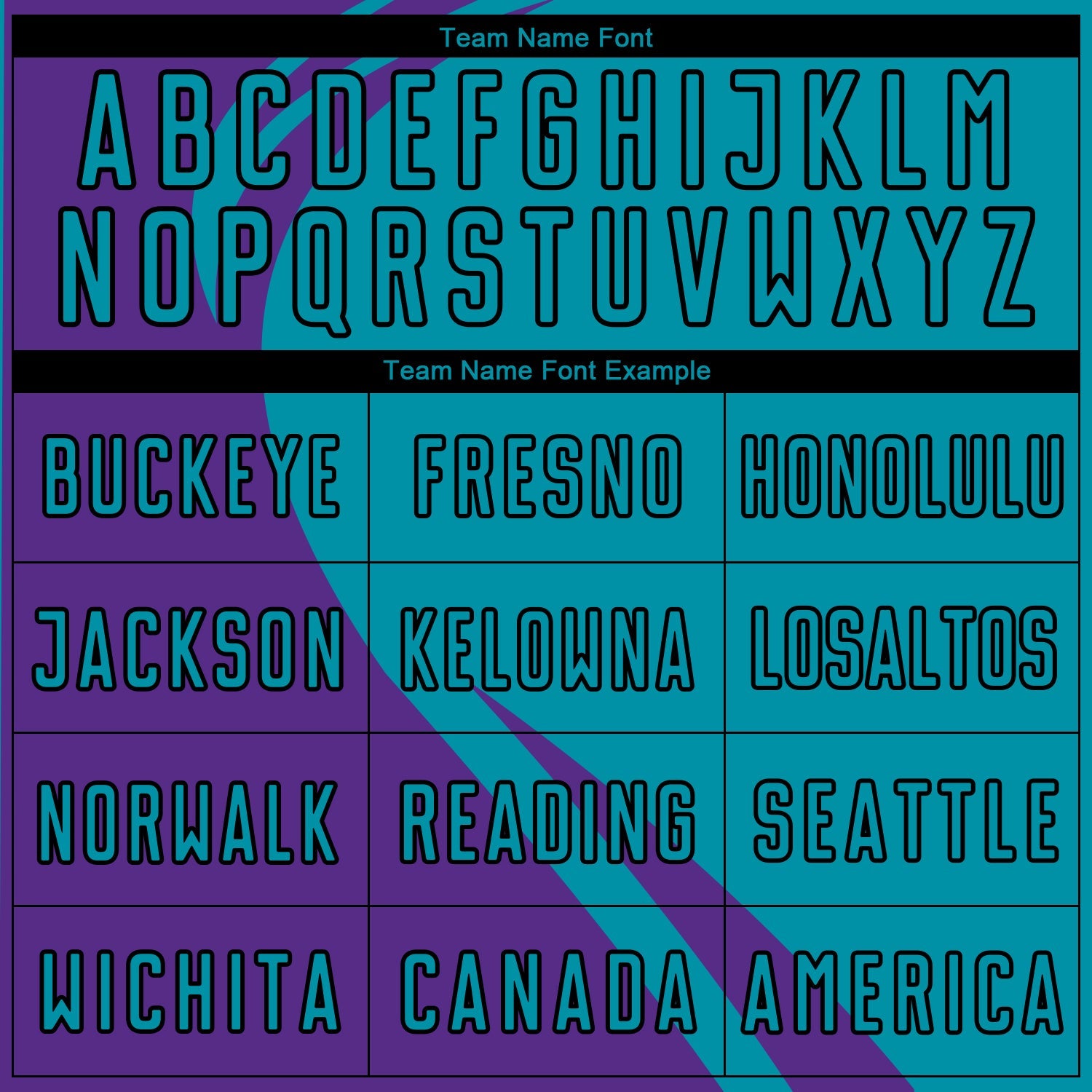 Custom Purple Teal-Black Curve Lines Sublimation Soccer Uniform Jersey view 5