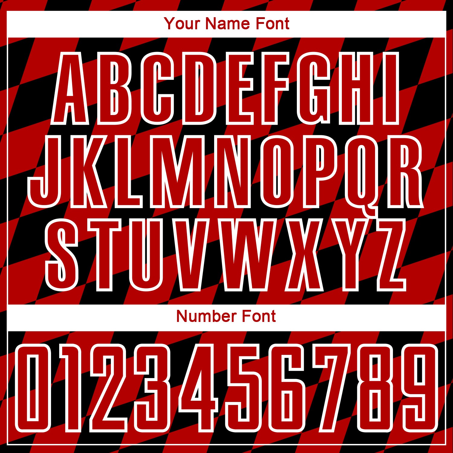 Custom Black Red-White Rhombus Print Sublimation Soccer Uniform Jersey view 6