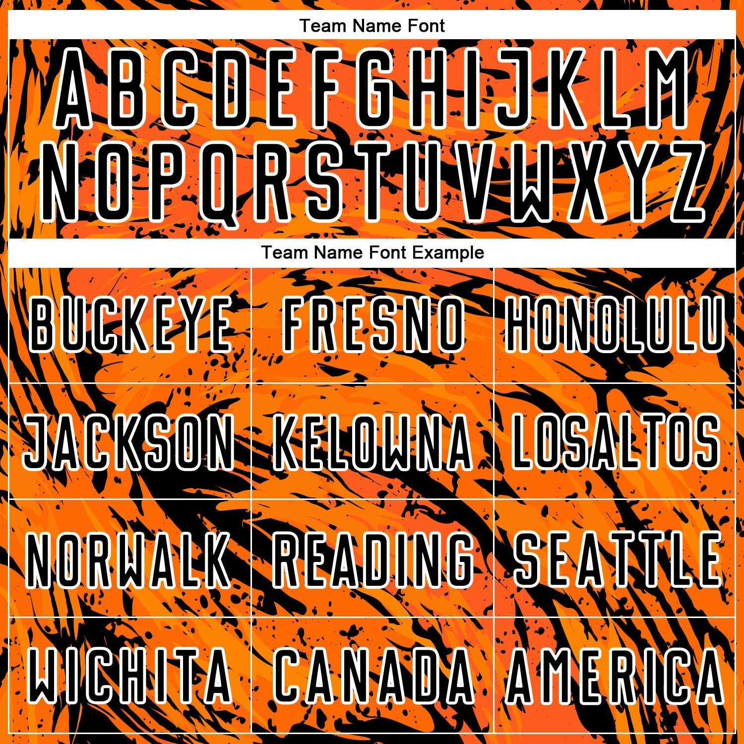 Custom Bay Orange Black-White Abstract Fluid Sublimation Soccer Uniform Jersey view 5