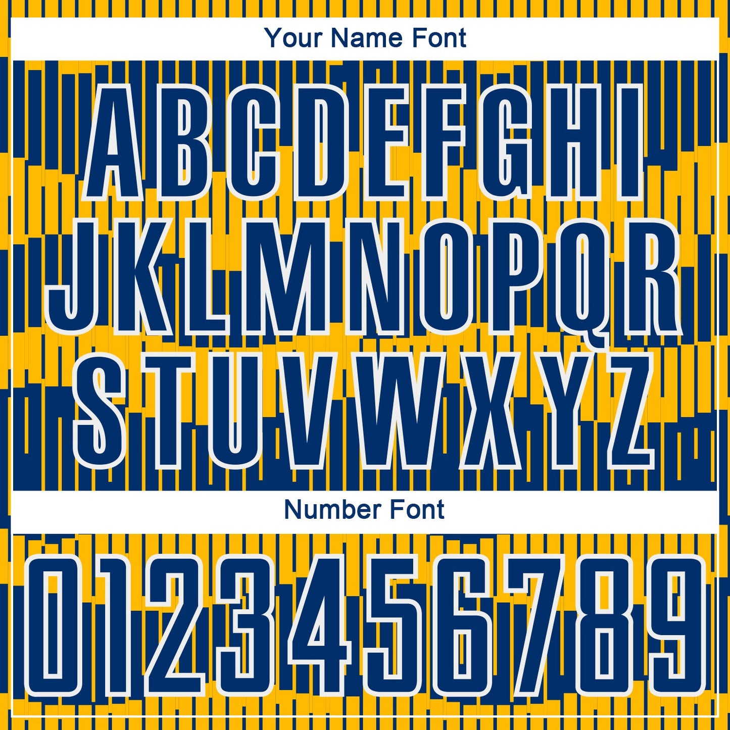 Custom Royal Gold-White Pinstripe Sublimation Soccer Uniform Jersey view 6