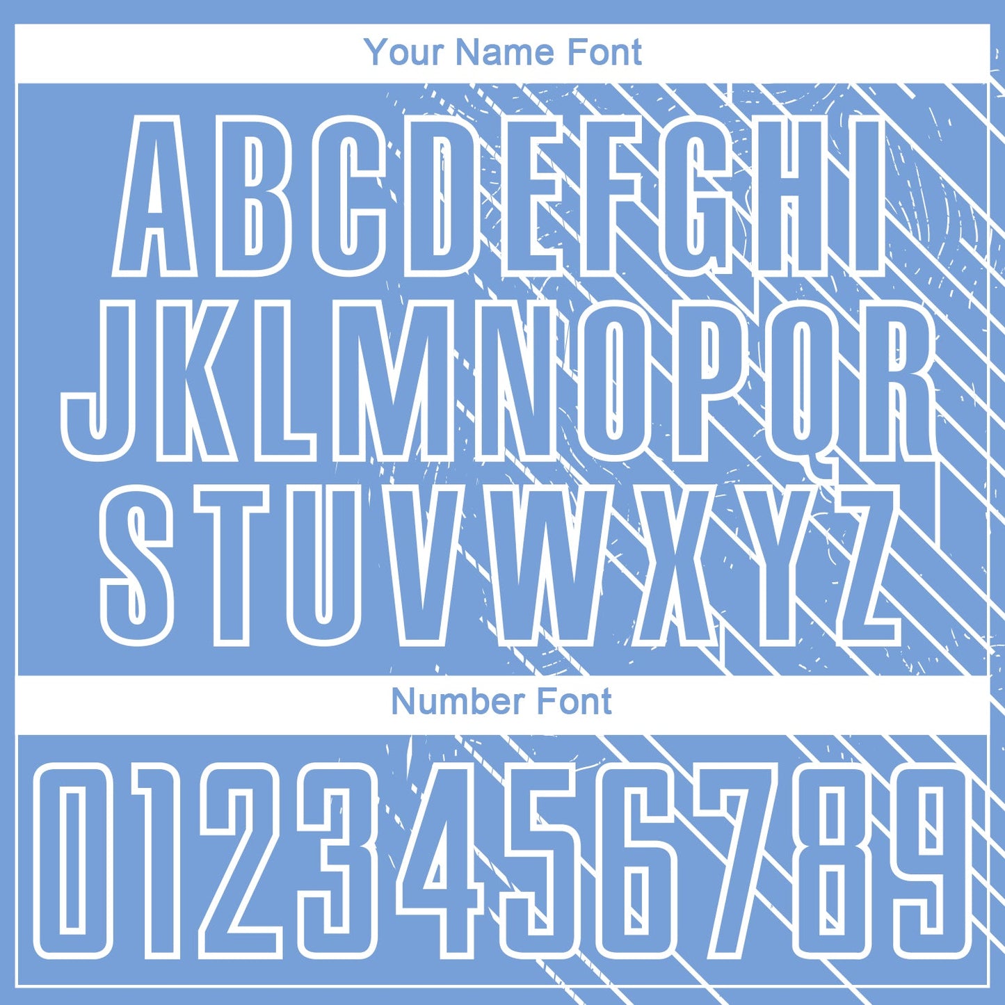 Custom Light Blue White Lines Sublimation Soccer Uniform Jersey view 6