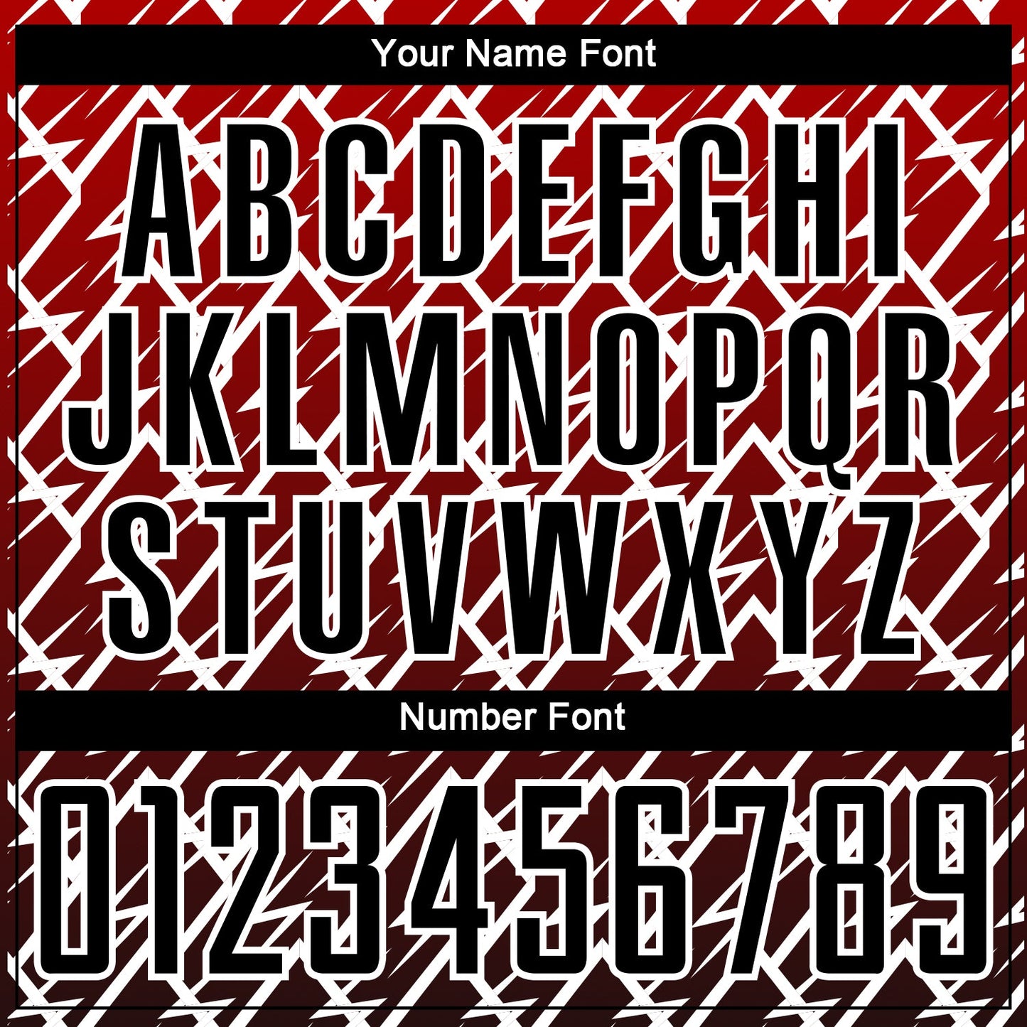 Custom Red Black-White Lightning Sublimation Soccer Uniform Jersey view 6