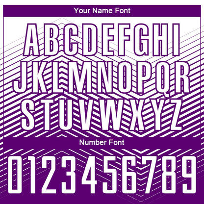 Custom Purple White Abstract Geometric Triangles Sublimation Soccer Uniform Jersey view 6