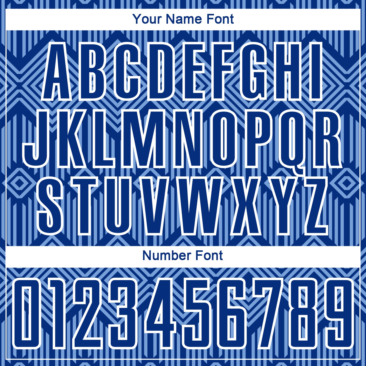 Custom Royal Light Blue-White Abstract Geometric Shapes Sublimation Soccer Uniform Jersey view 6