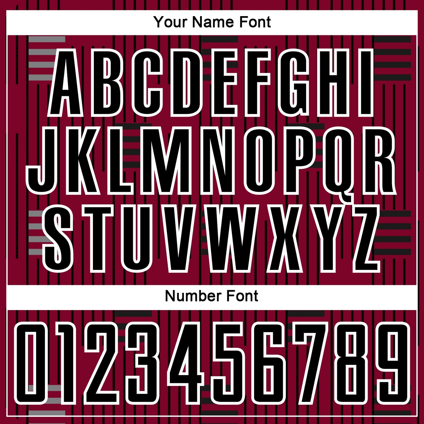 Custom Maroon Black-White Lines Sublimation Soccer Uniform Jersey view 6