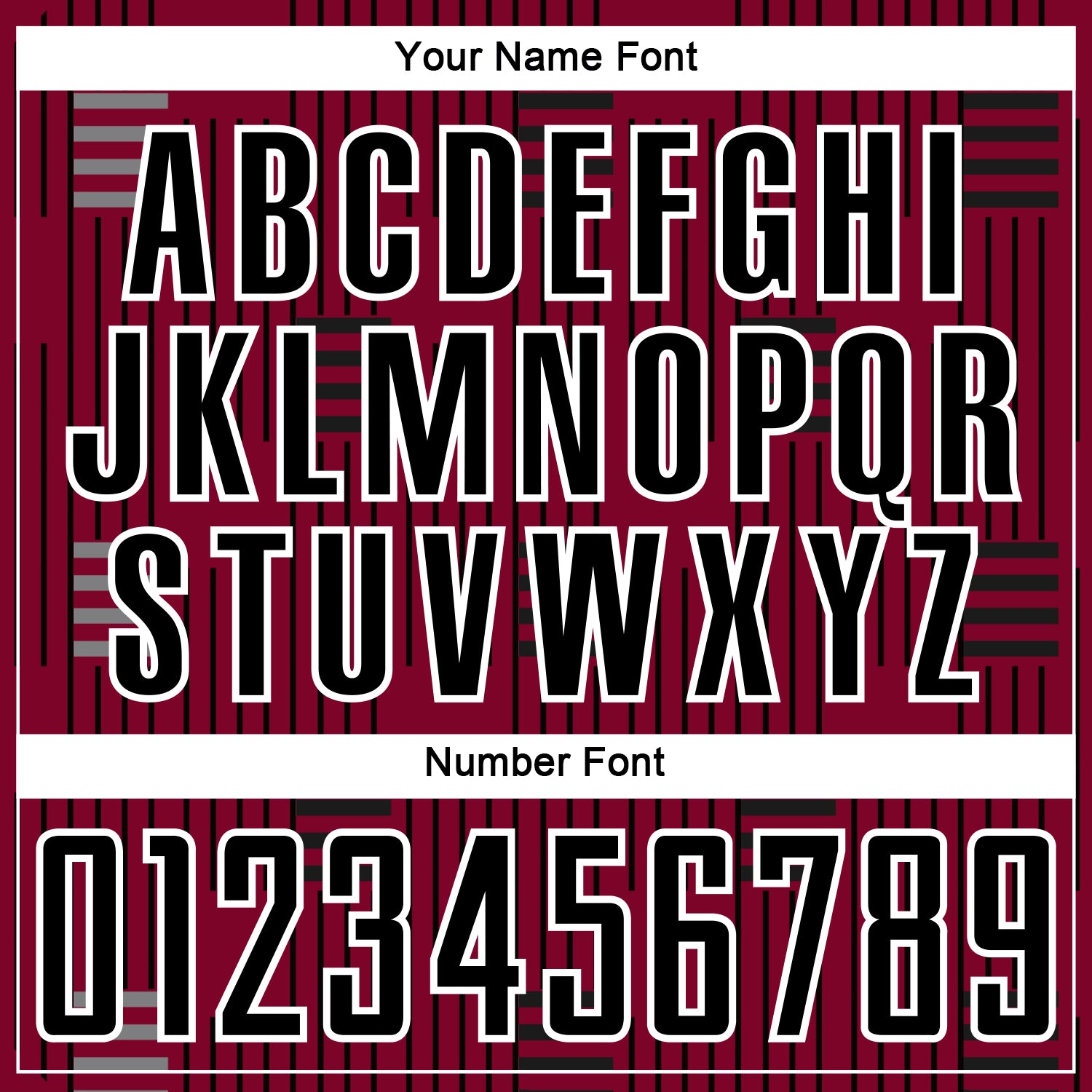 Custom Maroon Black-White Lines Sublimation Soccer Uniform Jersey view 6