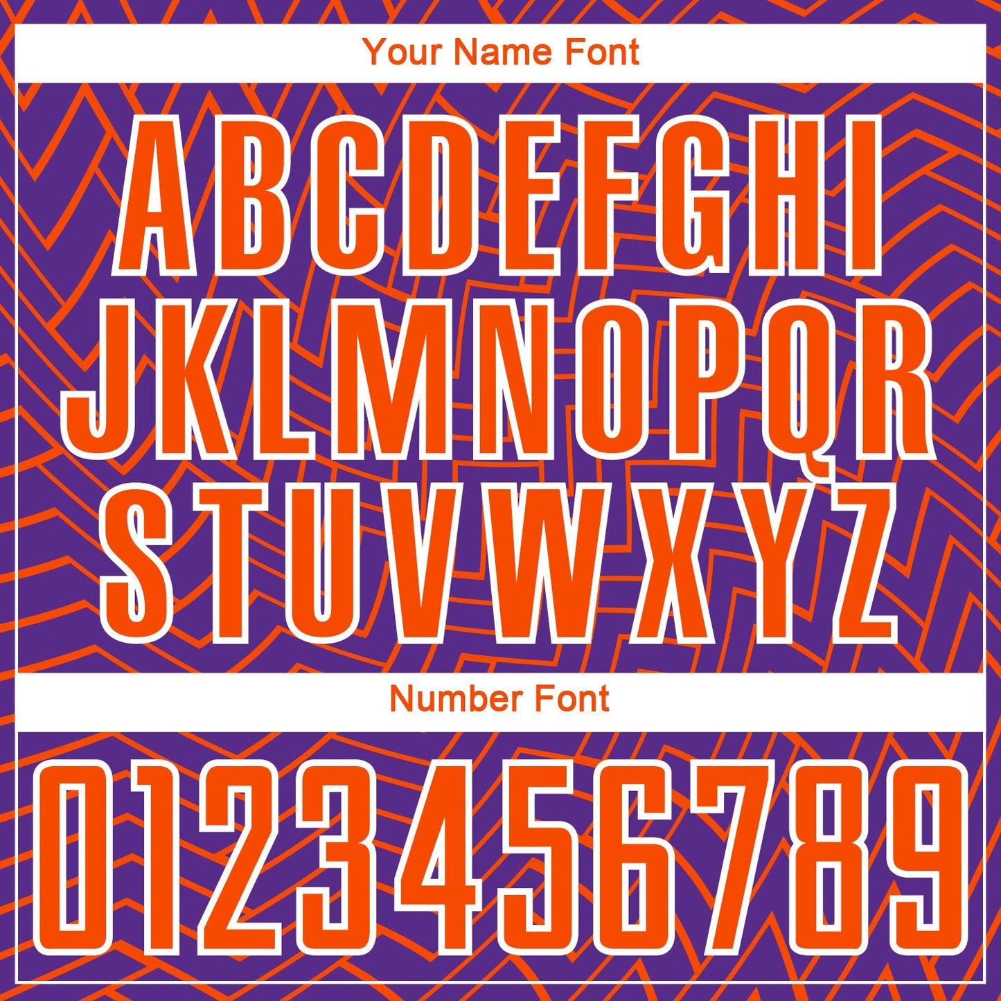 Custom Purple Orange-White Lines Sublimation Soccer Uniform Jersey view 6