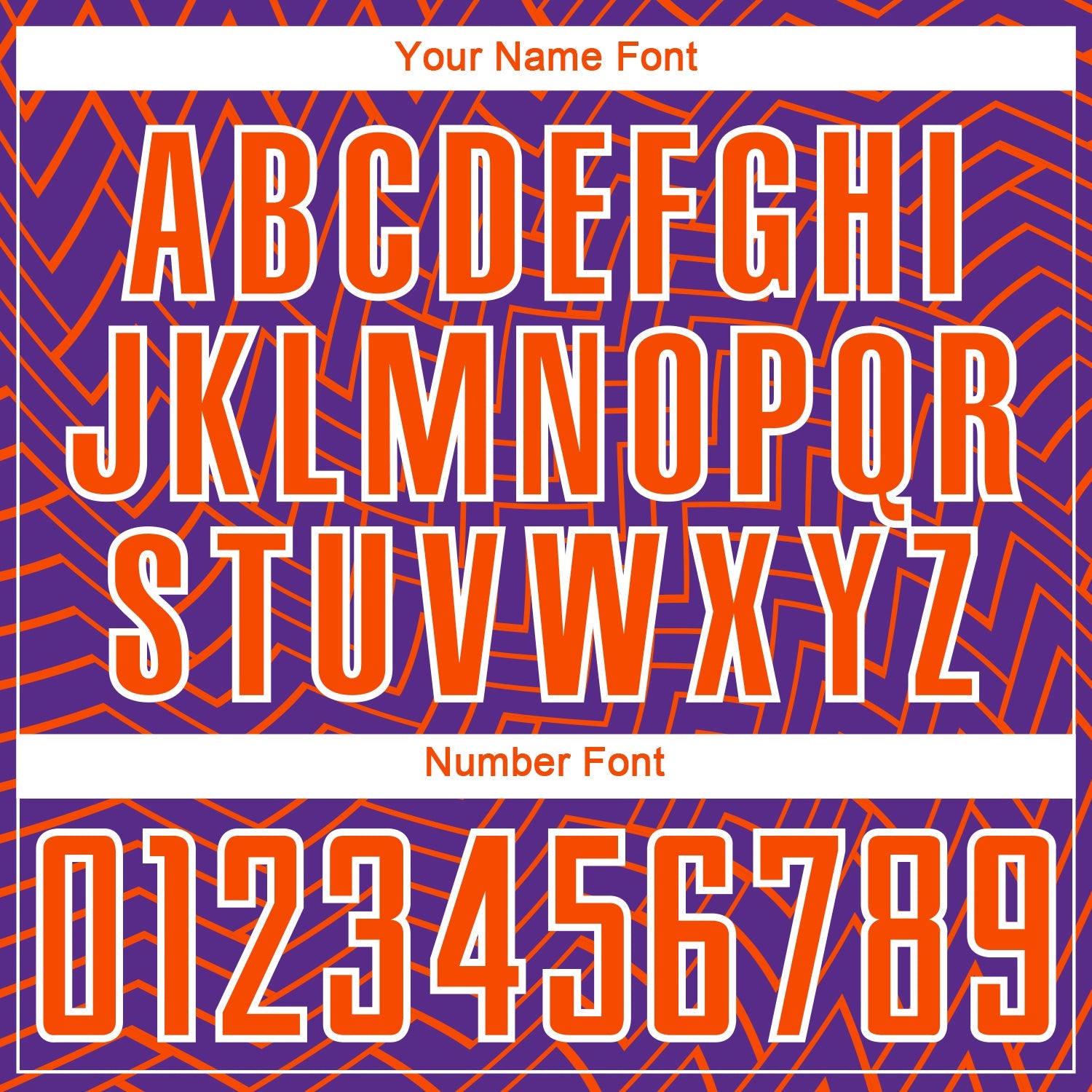 Custom Purple Orange-White Lines Sublimation Soccer Uniform Jersey view 6