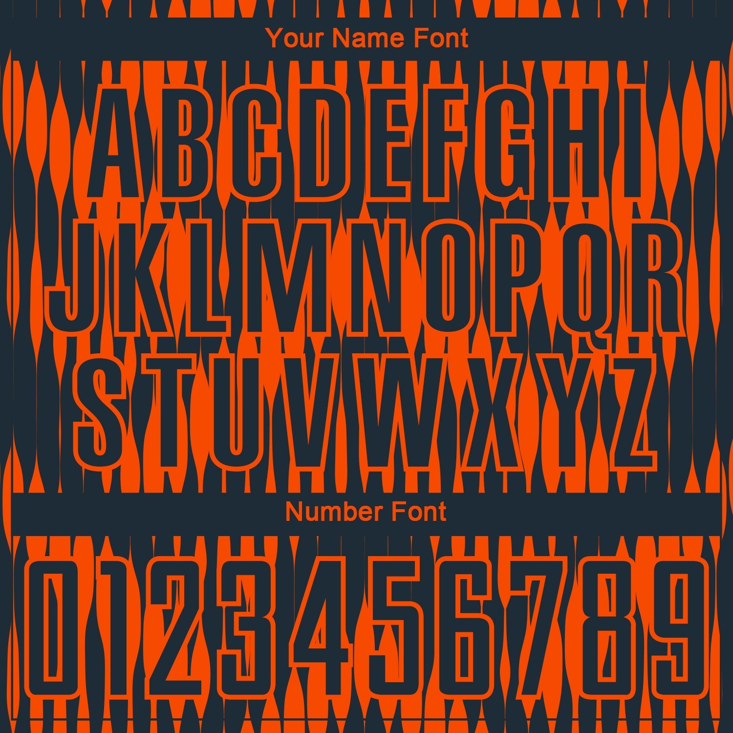 Custom Navy Orange Abstract Triangle Sublimation Soccer Uniform Jersey view 6