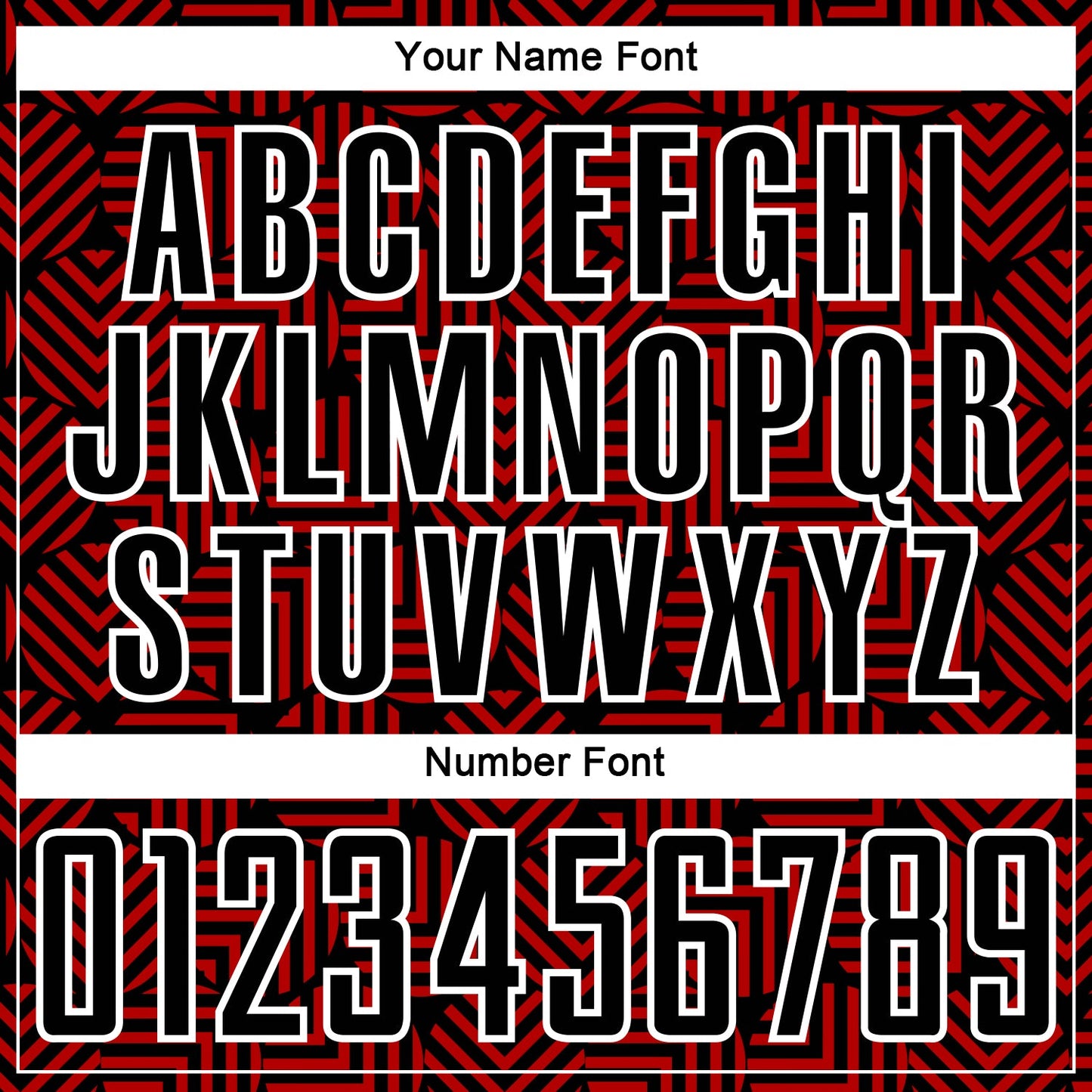 Custom Black Red-White Abstract Geometric Shapes Sublimation Soccer Uniform Jersey view 6