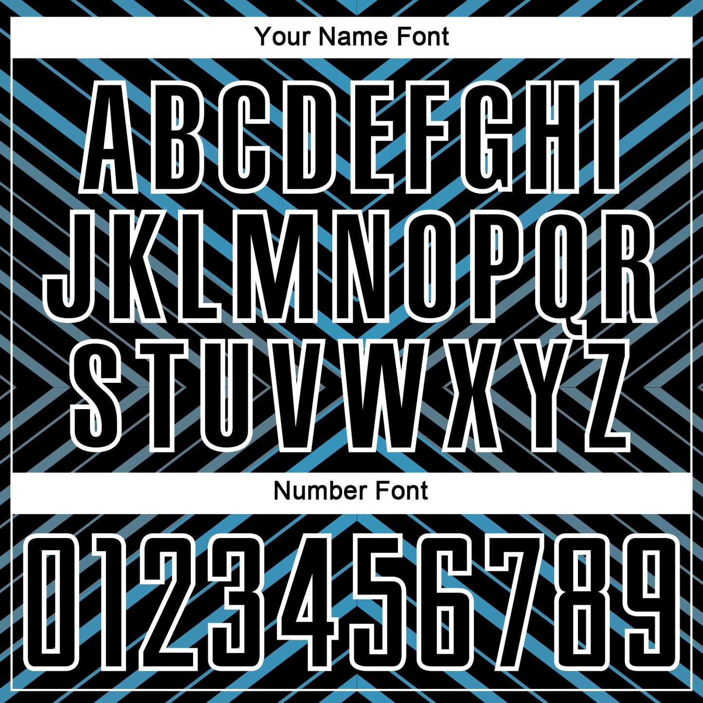 Custom Black Panther Blue-White Stripes Sublimation Soccer Uniform Jersey view 6