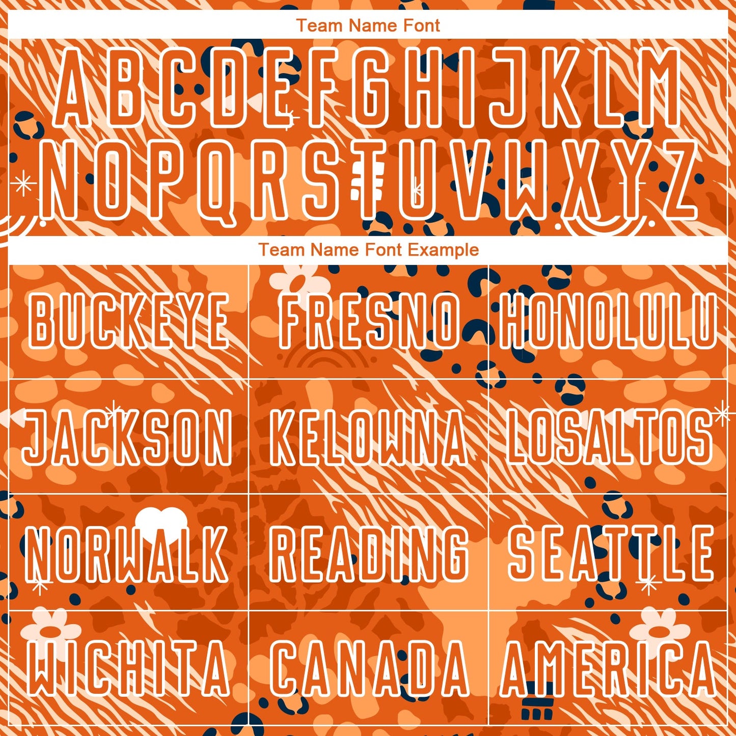 Custom Orange Bay Orange-Black African Pattern Sublimation Soccer Uniform Jersey view 5