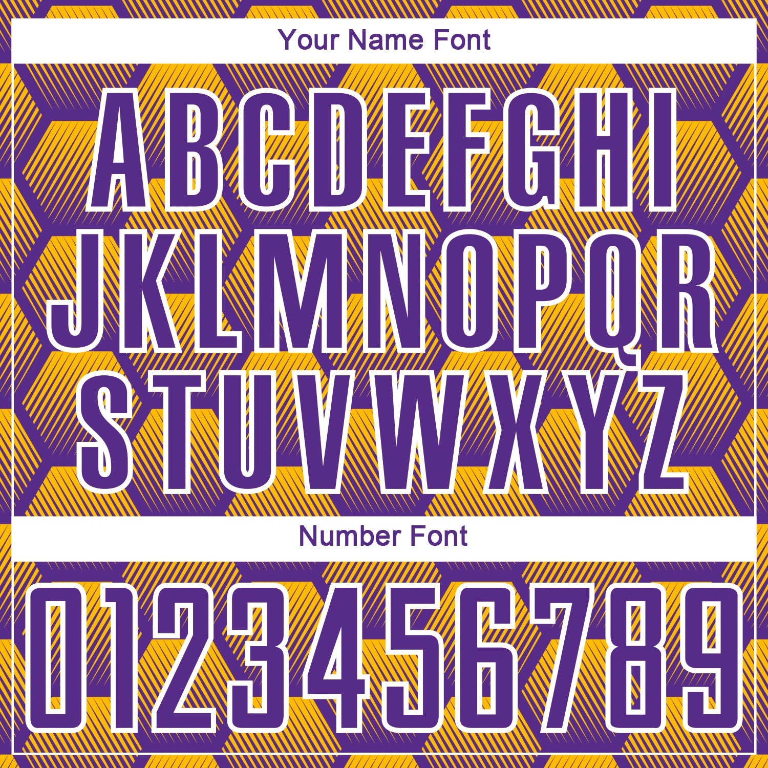 Custom Purple Gold-White Hexagons Pattern Sublimation Soccer Uniform Jersey view 6