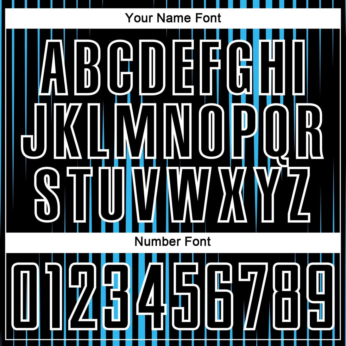 Custom Black Sky Blue-White Lines Sublimation Soccer Uniform Jersey view 6