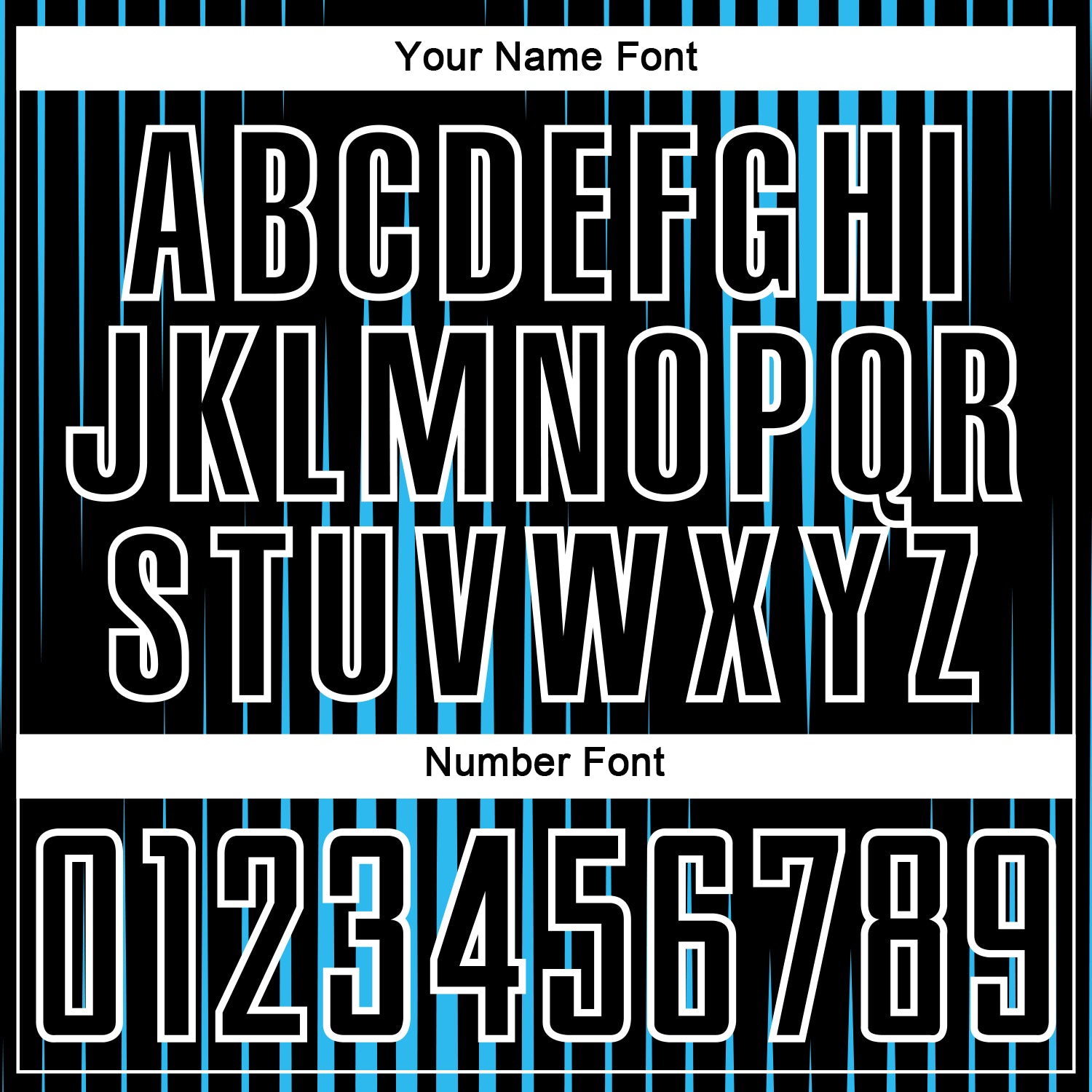 Custom Black Sky Blue-White Lines Sublimation Soccer Uniform Jersey view 6