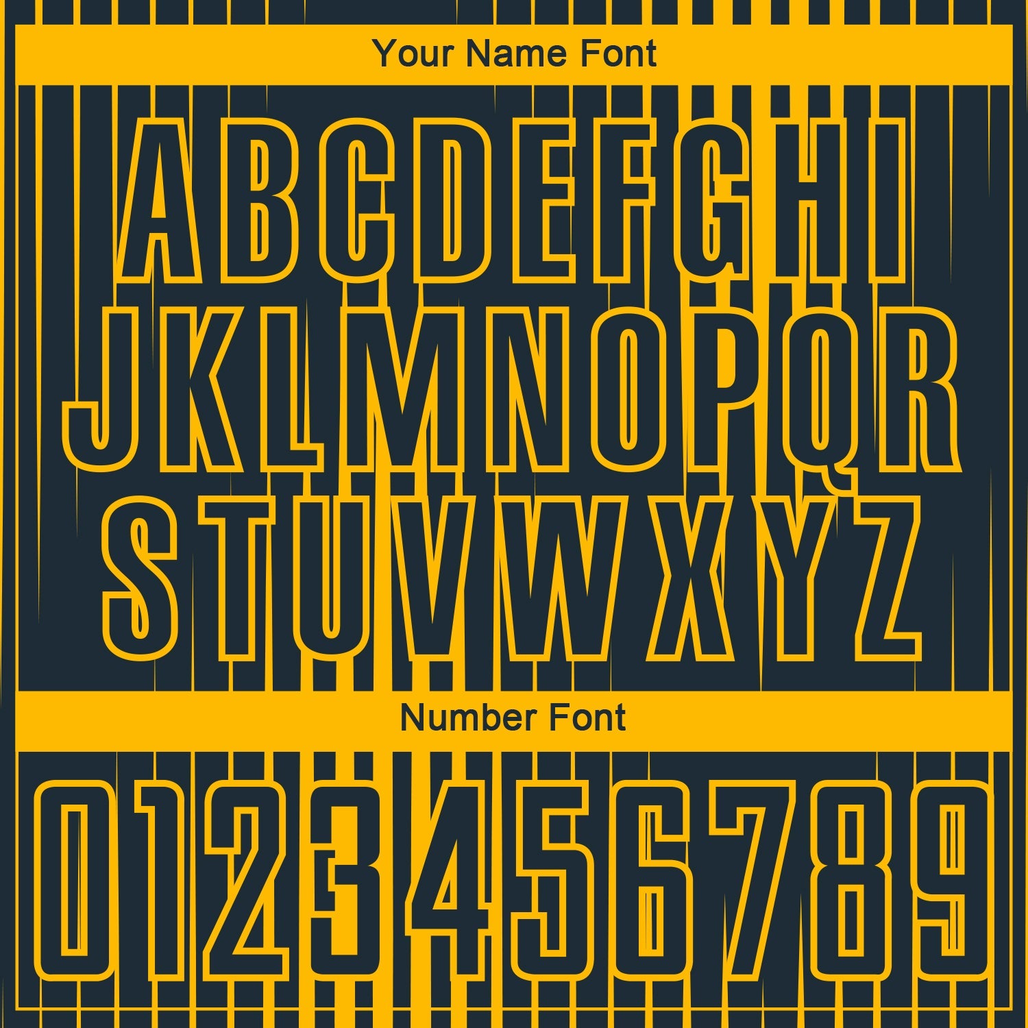 Custom Navy Gold Lines Sublimation Soccer Uniform Jersey view 6