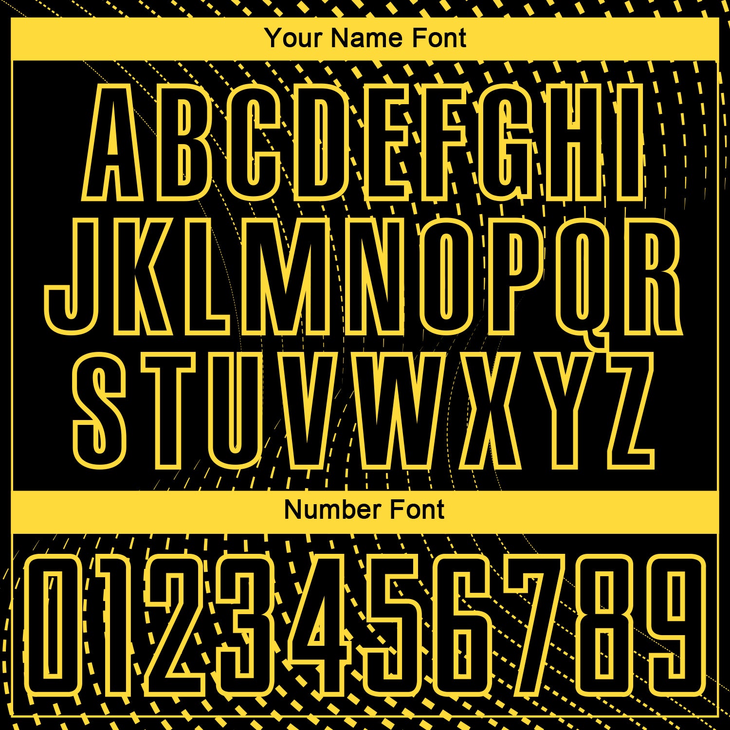 Custom Black Yellow Geometric Lines Sublimation Soccer Uniform Jersey view 6