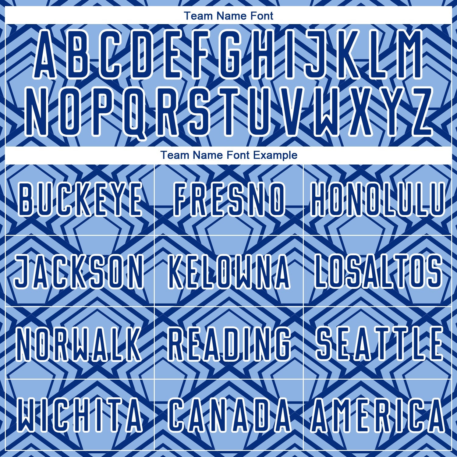 Custom Light Blue Royal-White Geometric Pattern Sublimation Soccer Uniform Jersey view 5