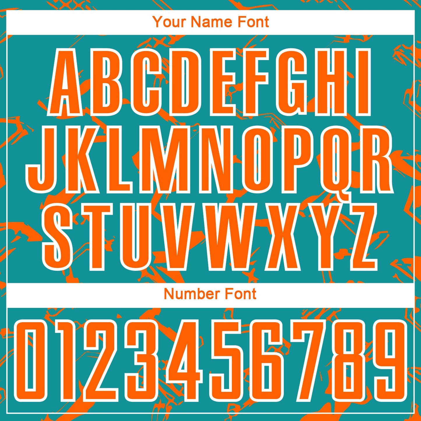 Custom Teal Orange-White Abstract Lines Sublimation Soccer Uniform Jersey view 6