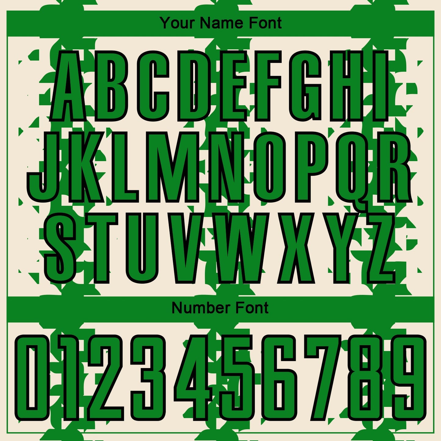 Custom Cream Grass Green-Black Abstract Geometric Pattern Sublimation Soccer Uniform Jersey view 6