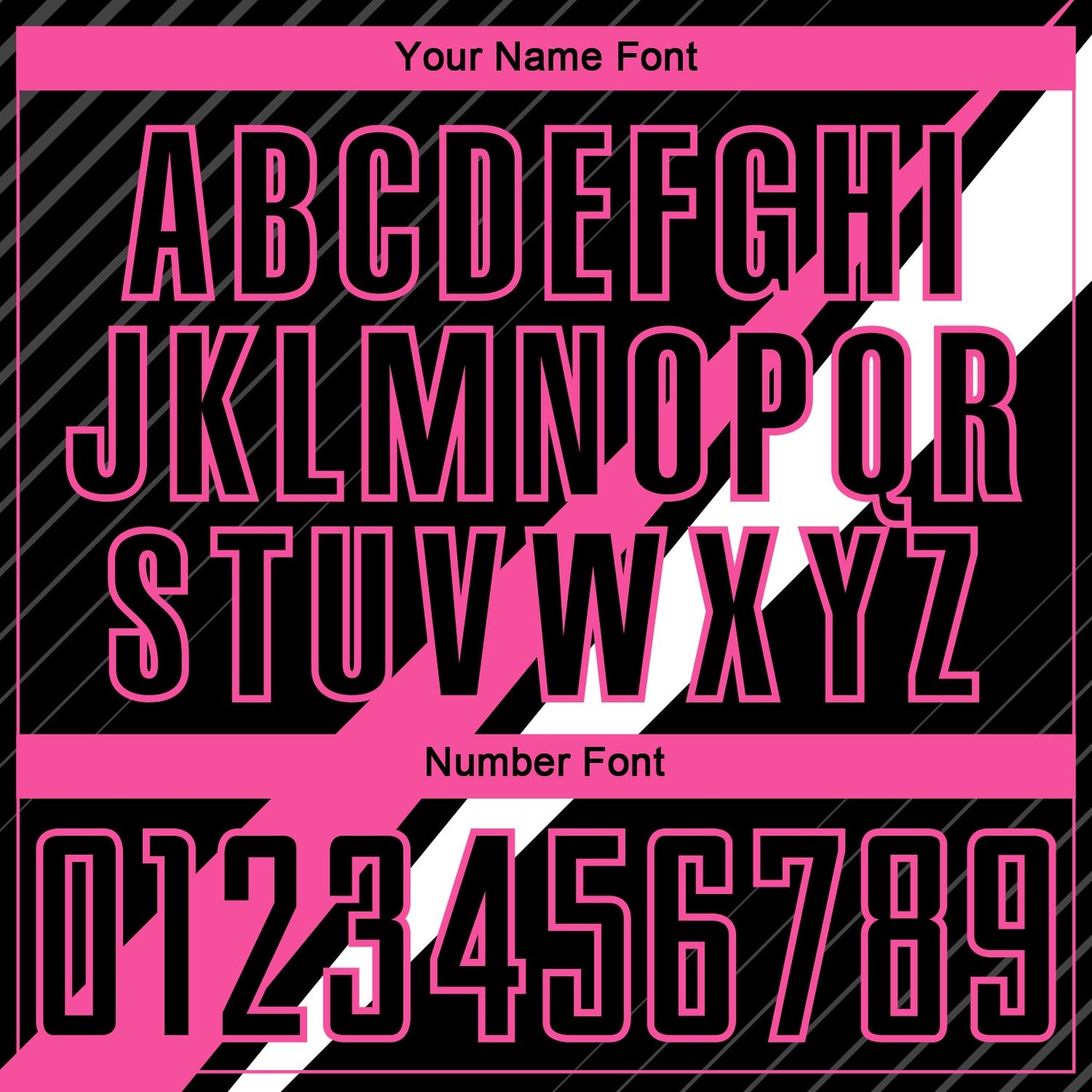 Custom Black Pink-White Diagonal Lines Sublimation Soccer Uniform Jersey view 6