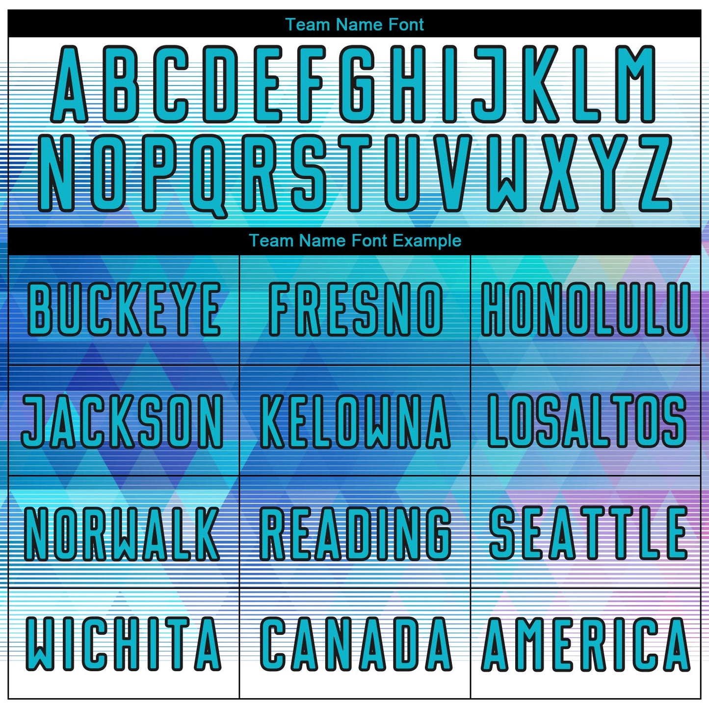 Custom Teal White Geometric Triangle Sublimation Soccer Uniform Jersey view 5