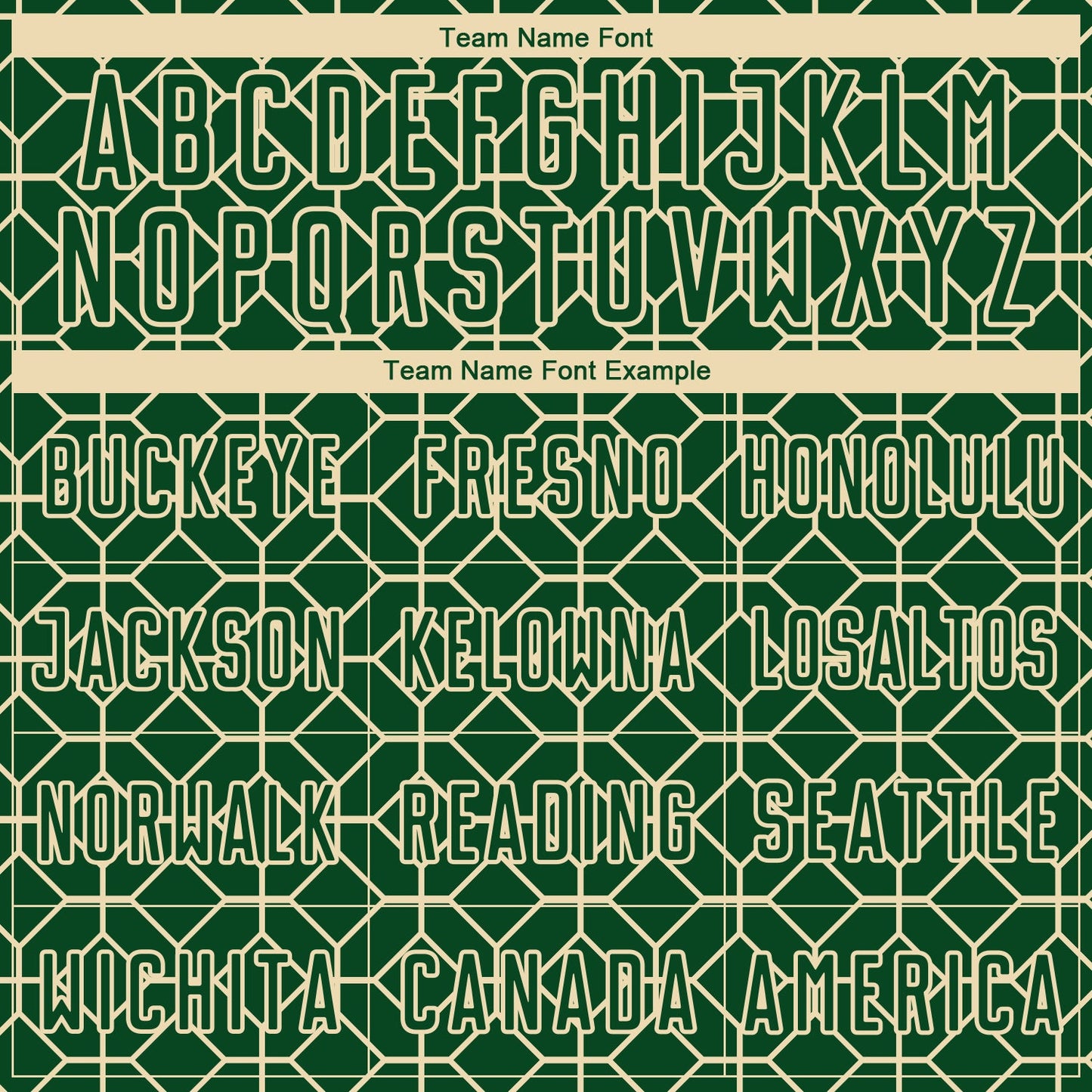 Custom Green City Cream Geometric Shapes Sublimation Soccer Uniform Jersey view 5