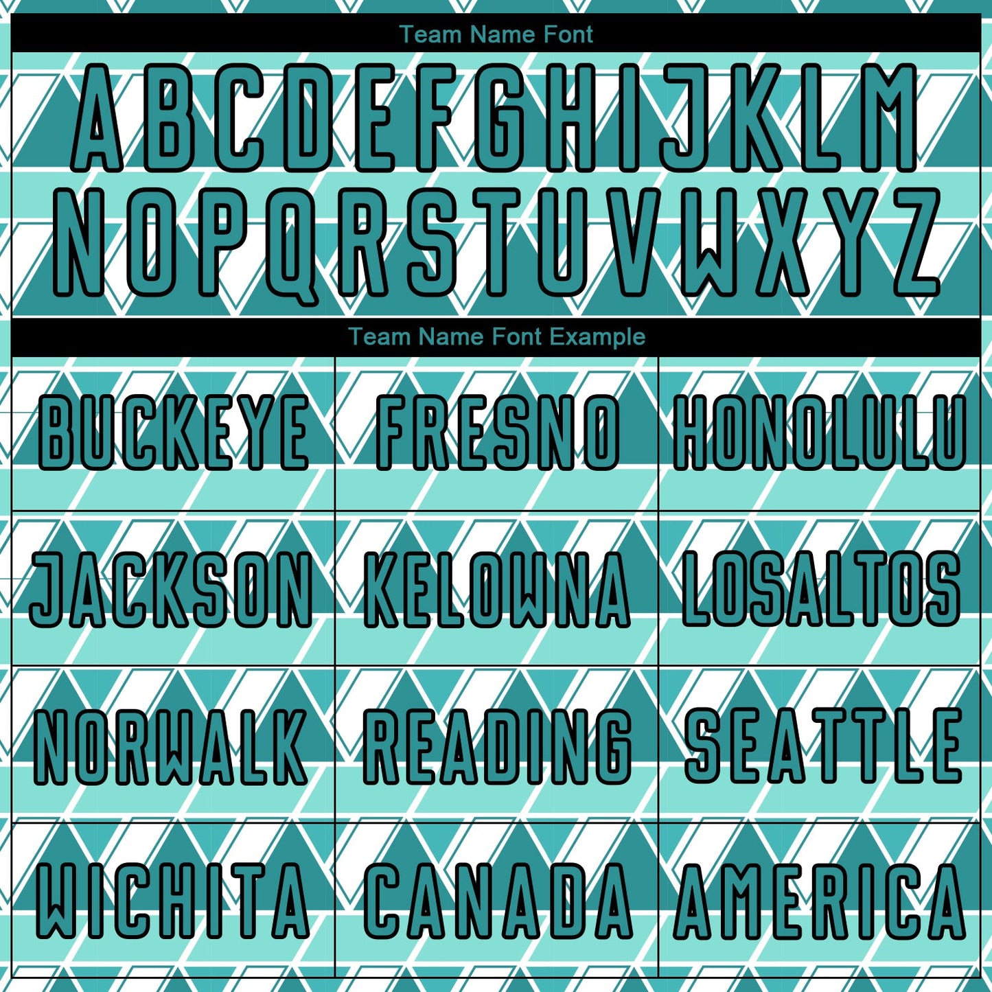 Custom Teal White-Black Geometric Shapes Sublimation Soccer Uniform Jersey view 5