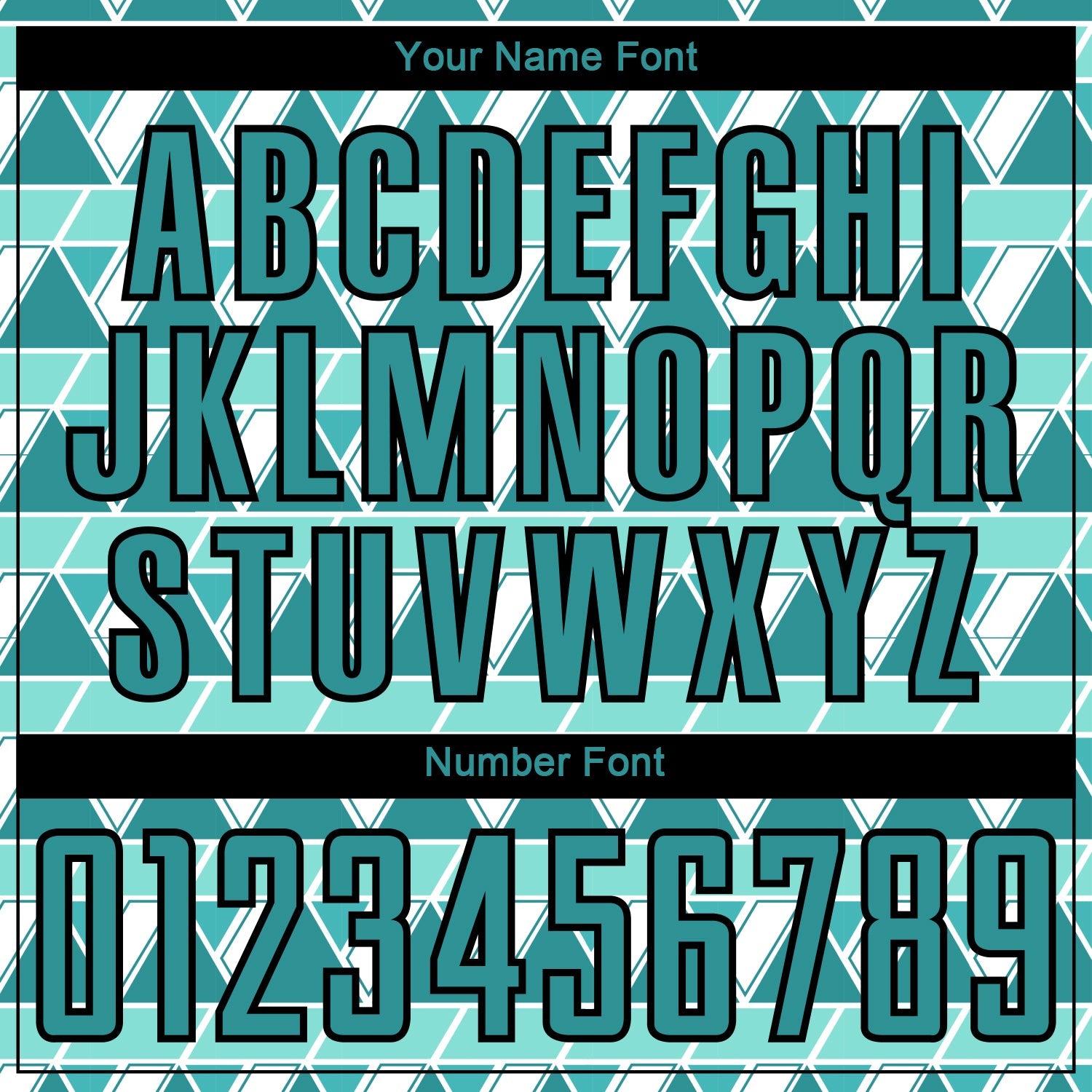 Custom Teal White-Black Geometric Shapes Sublimation Soccer Uniform Jersey view 6