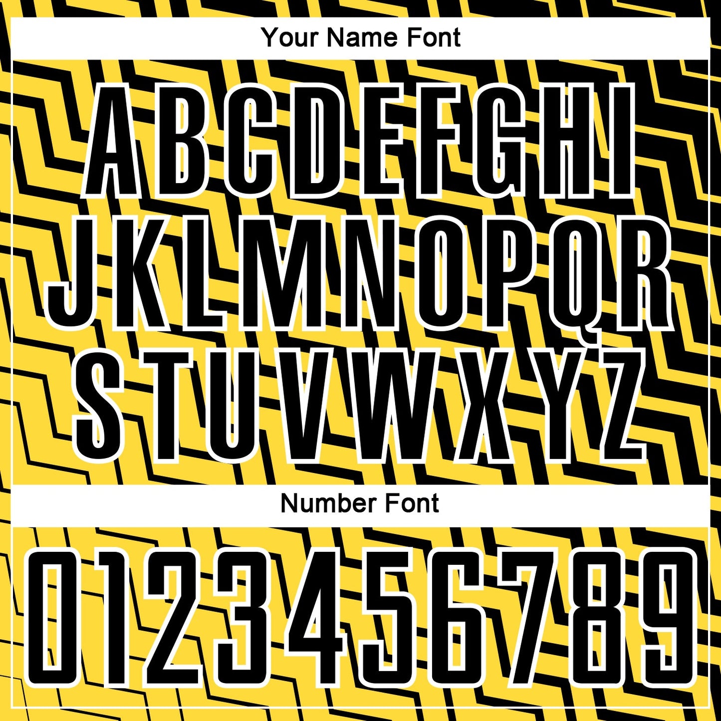 Custom Yellow Black-White Geometric Lines Sublimation Soccer Uniform Jersey view 6