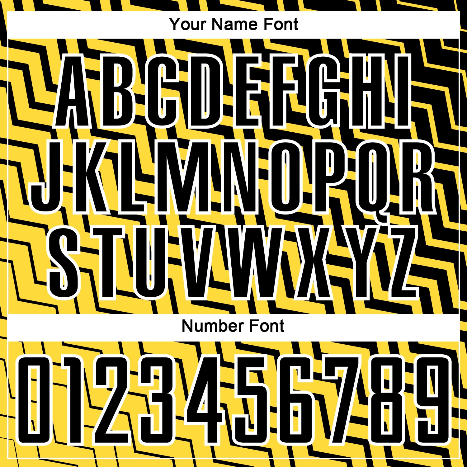 Custom Yellow Black-White Geometric Lines Sublimation Soccer Uniform Jersey view 6