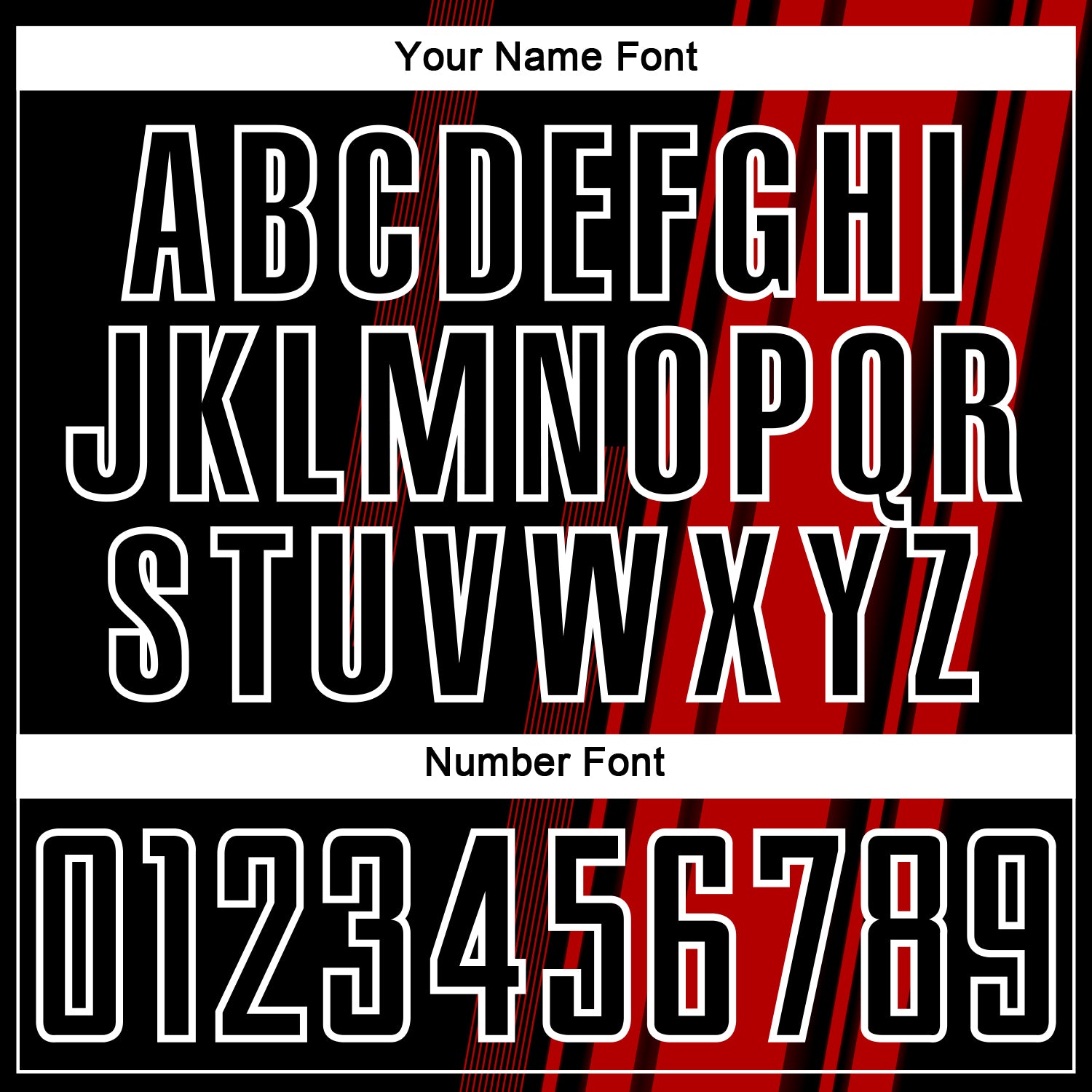 Custom Red Black-White Lines Sublimation Soccer Uniform Jersey view 6