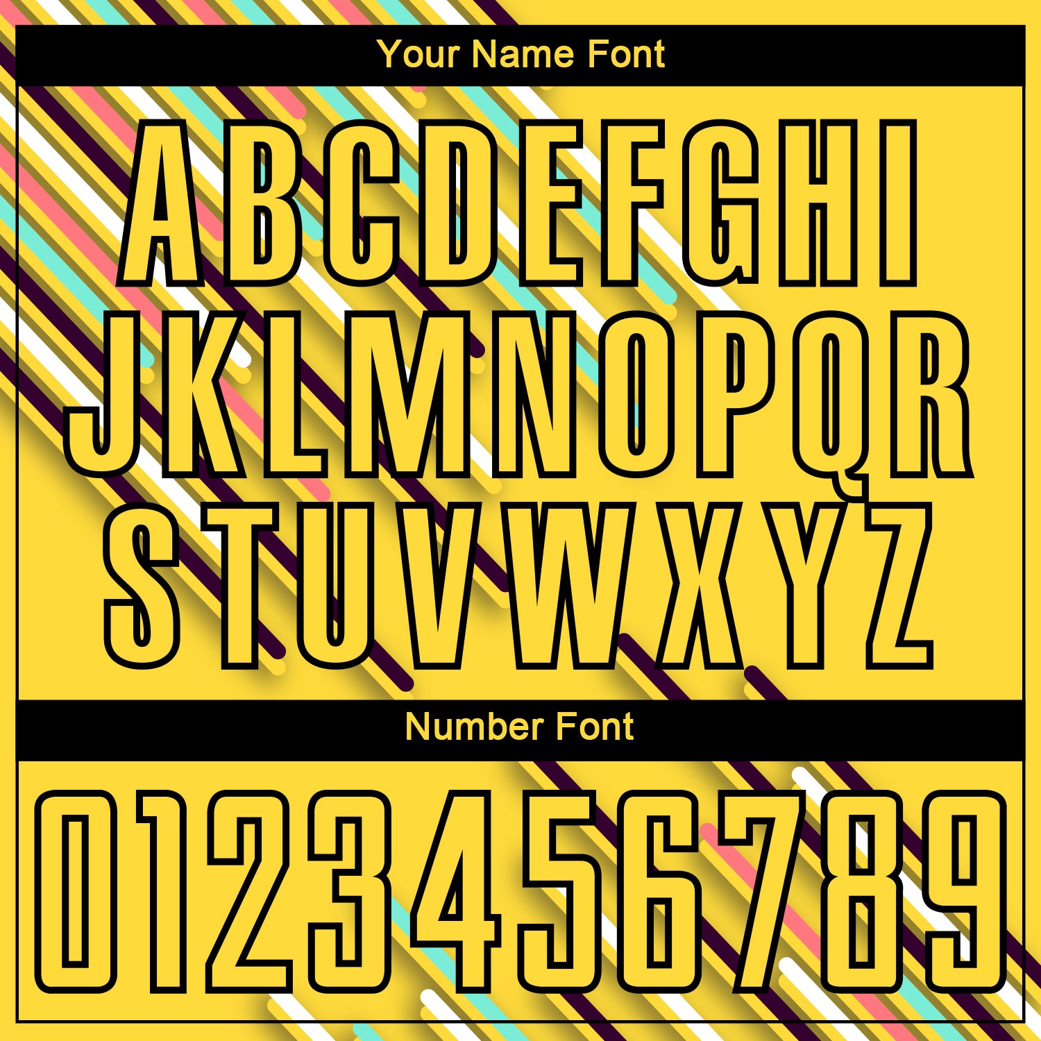 Custom Yellow Black Lines Sublimation Soccer Uniform Jersey view 6