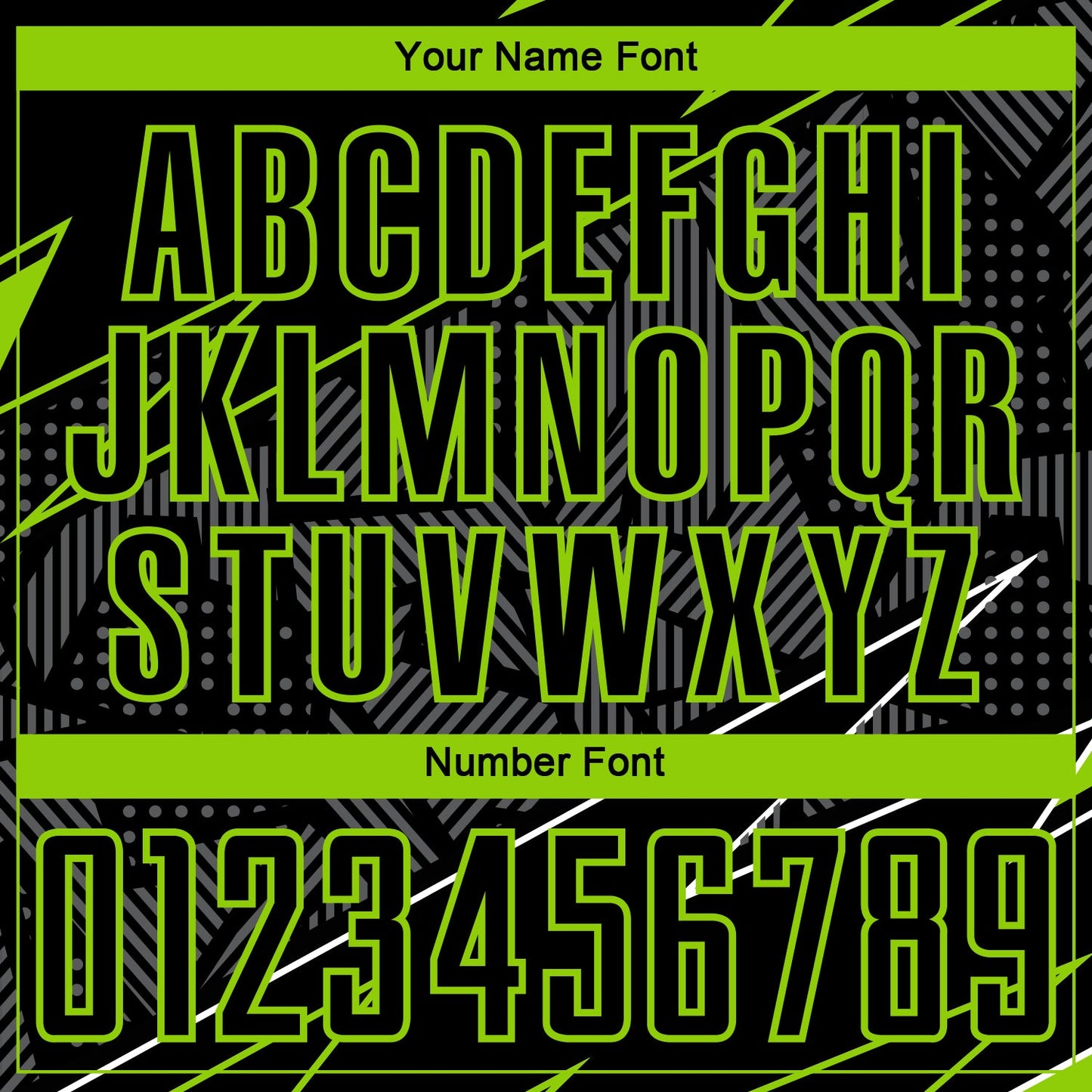 Custom Black Neon Green Lines Sublimation Soccer Uniform Jersey view 6