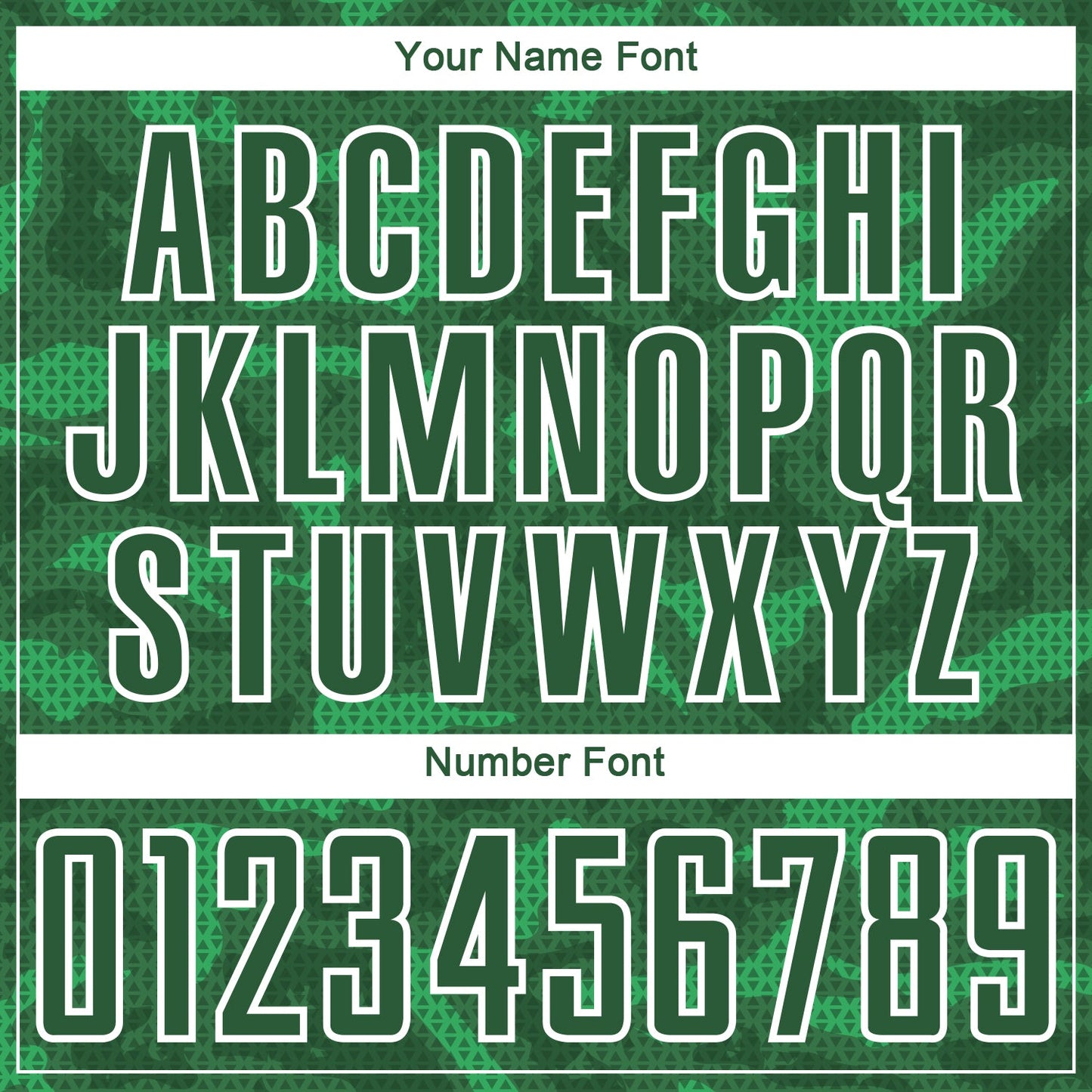 Custom Kelly Green White Geometric Shapes Sublimation Soccer Uniform Jersey view 6