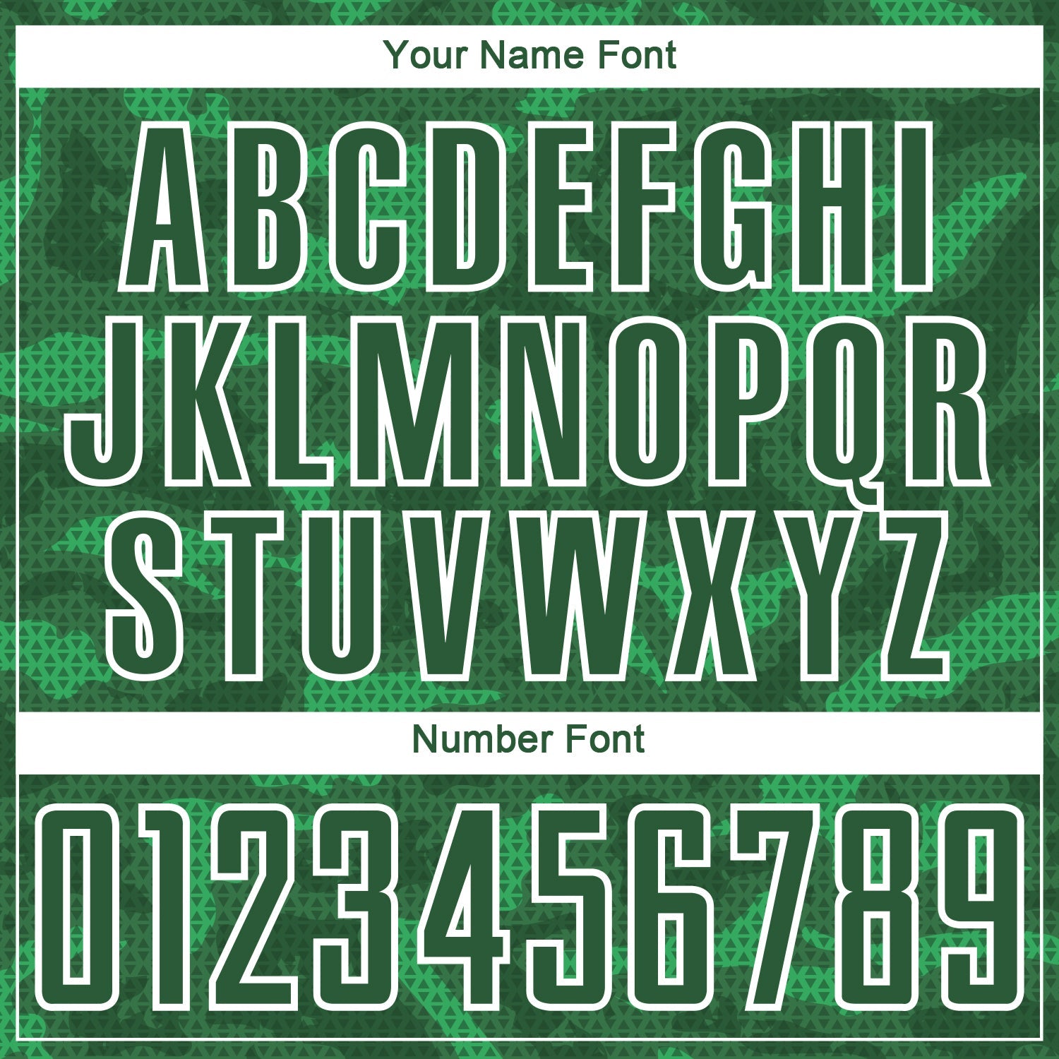 Custom Kelly Green White Geometric Shapes Sublimation Soccer Uniform Jersey view 6
