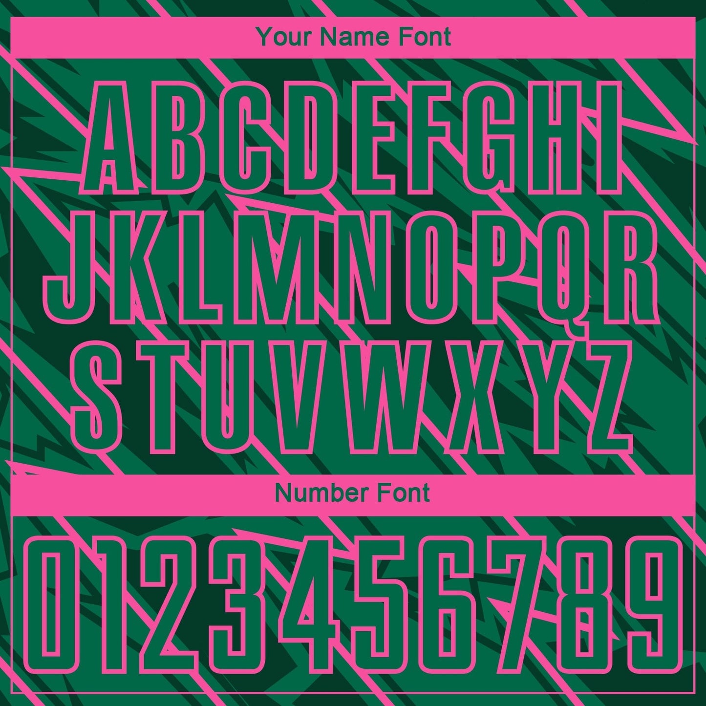 Custom Kelly Green Pink Lightning Sublimation Soccer Uniform Jersey view 6