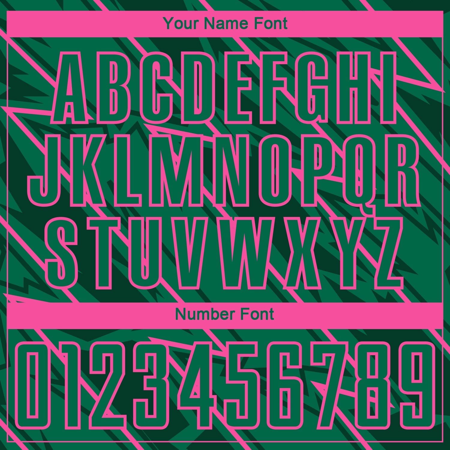 Custom Kelly Green Pink Lightning Sublimation Soccer Uniform Jersey view 6