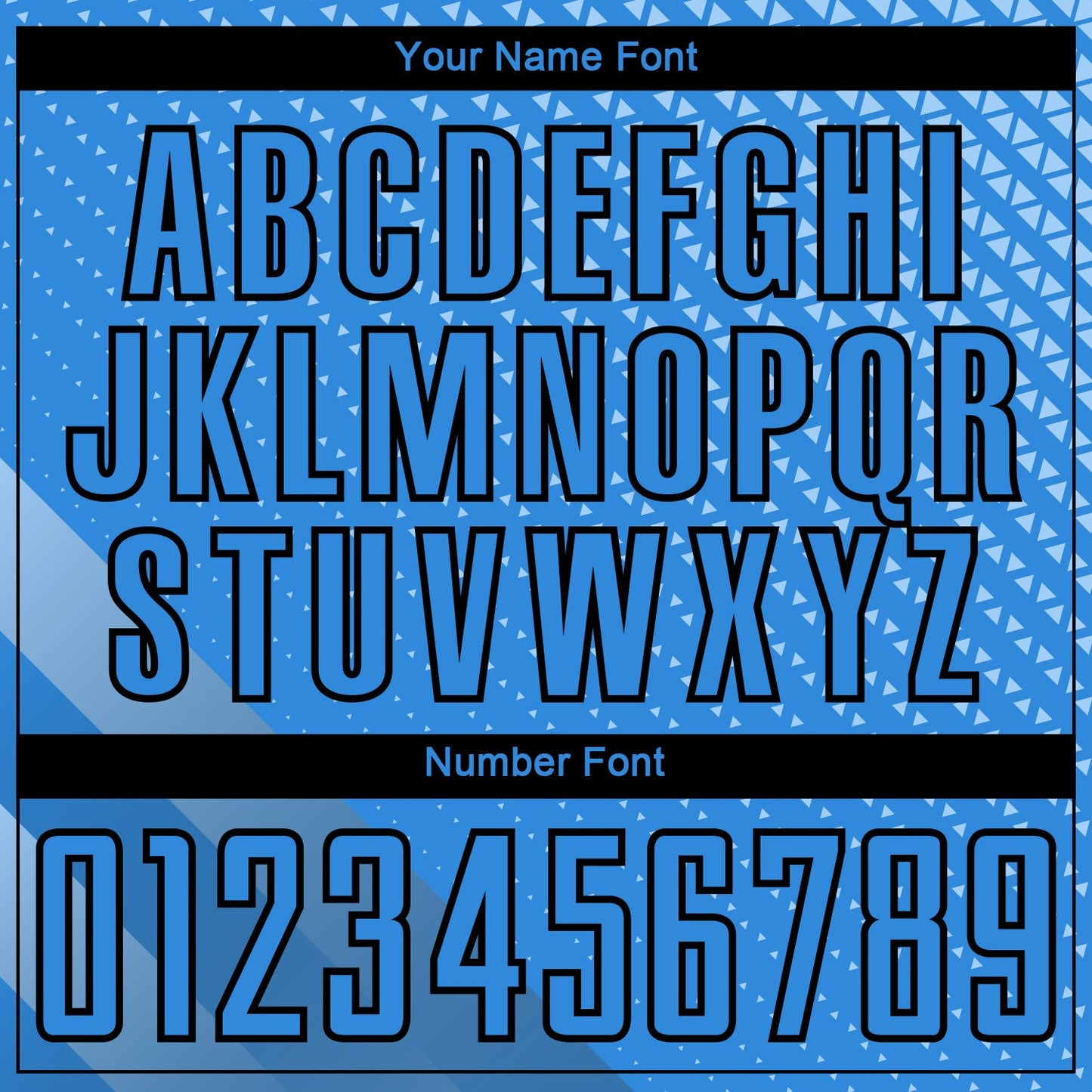 Custom Lakes Blue Black Geometric Shapes Sublimation Soccer Uniform Jersey view 6