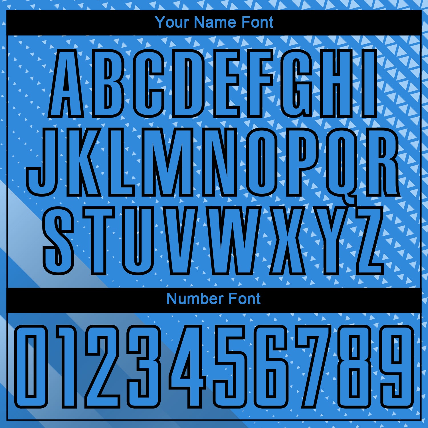 Custom Lakes Blue Black Geometric Shapes Sublimation Soccer Uniform Jersey view 6
