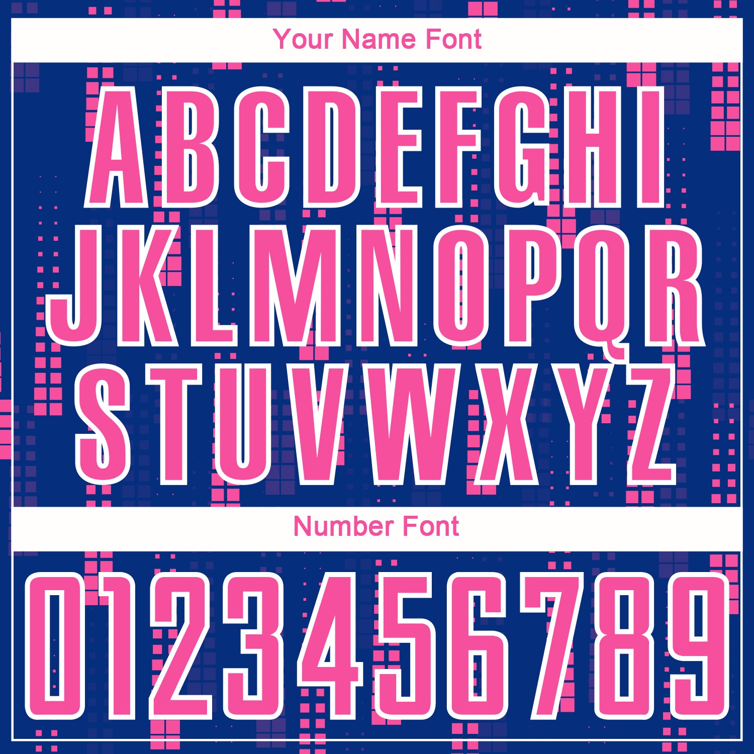 Custom Royal Pink-White Geometric Shapes Sublimation Soccer Uniform Jersey view 6