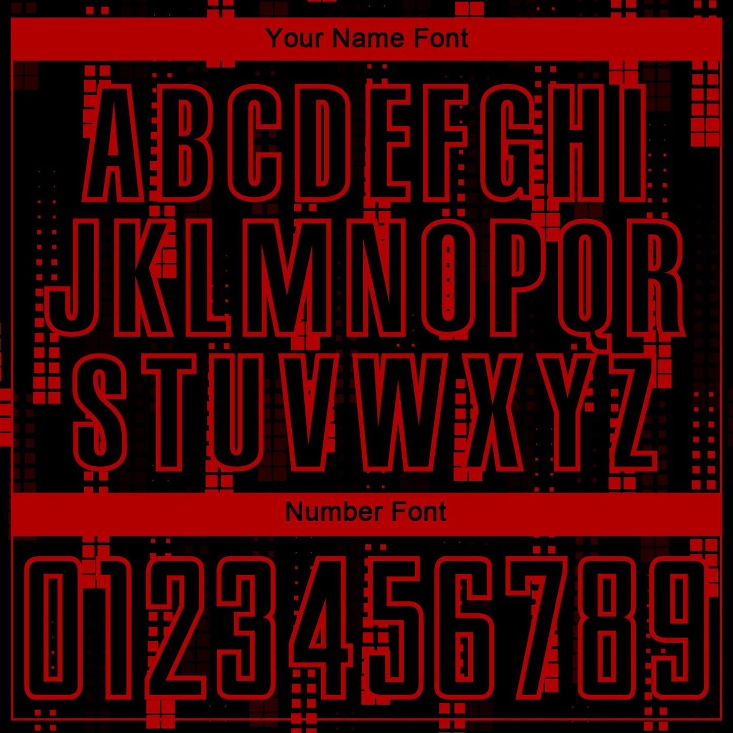Custom Black Red Geometric Shapes Sublimation Soccer Uniform Jersey view 6