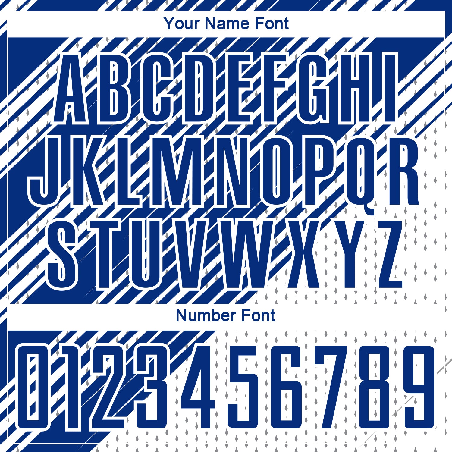 Custom Royal White Diagonal Lines Sublimation Soccer Uniform Jersey view 6