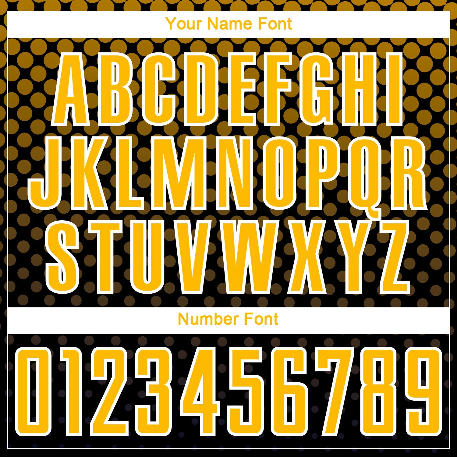 Custom Black Gold-White Halftone Dots Sublimation Soccer Uniform Jersey view 6